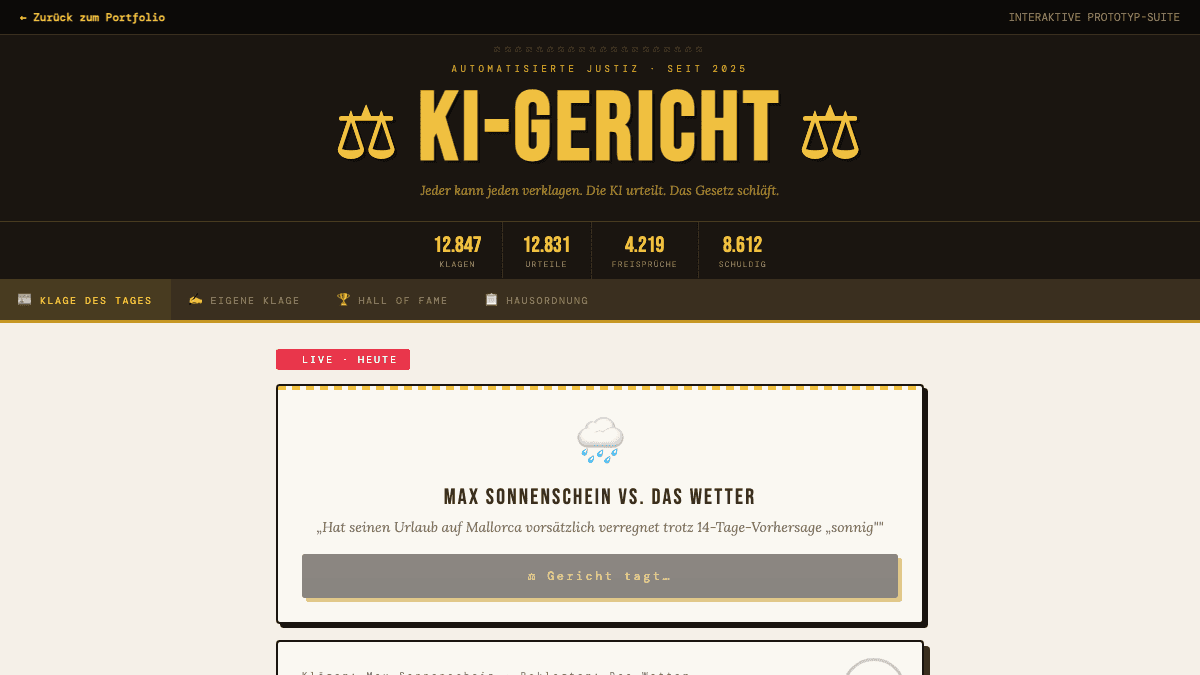 Das KI-Scherzgericht